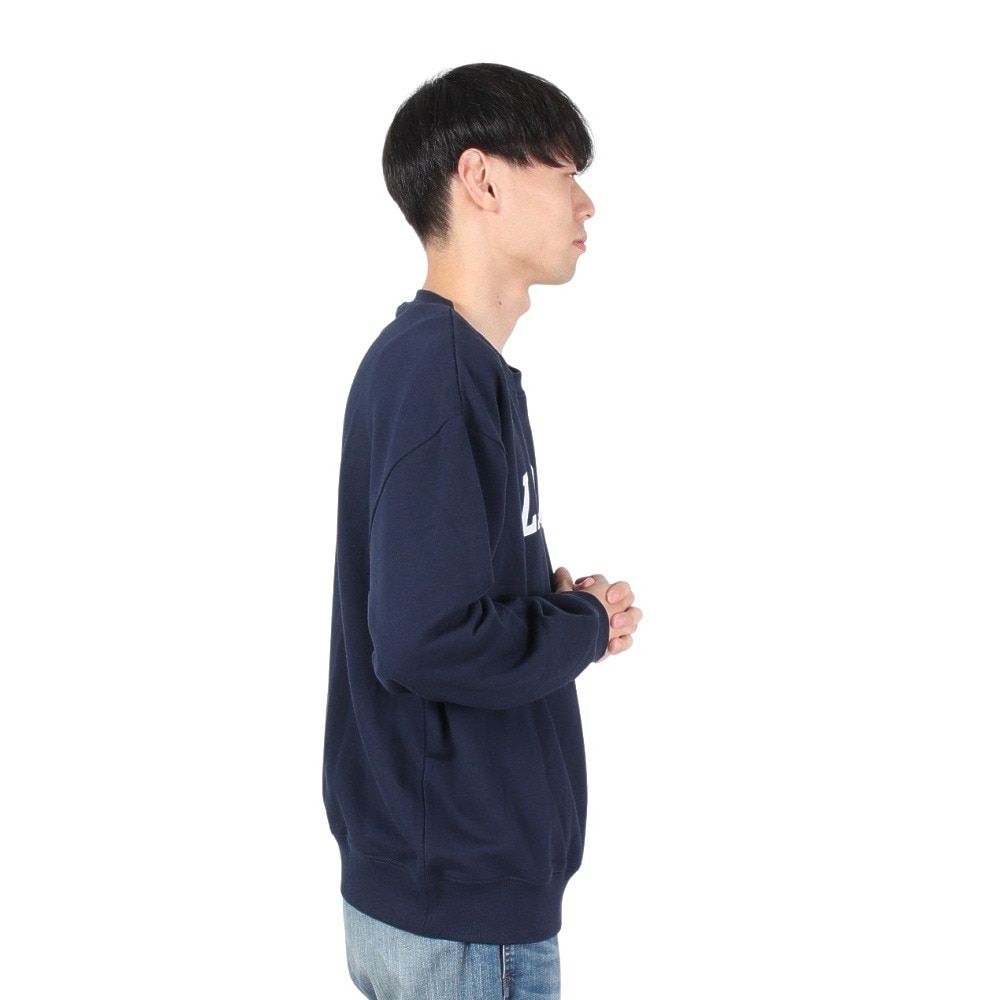 ラッセル（RUSSELL）（メンズ）カレッジロゴ スウェット ワイド RBM24F0013 NVY