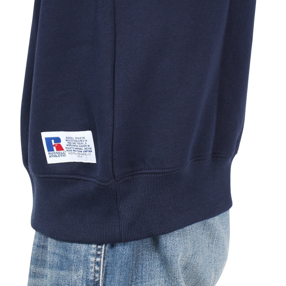 ラッセル（RUSSELL）（メンズ）カレッジロゴ スウェット ワイド RBM24F0013 NVY