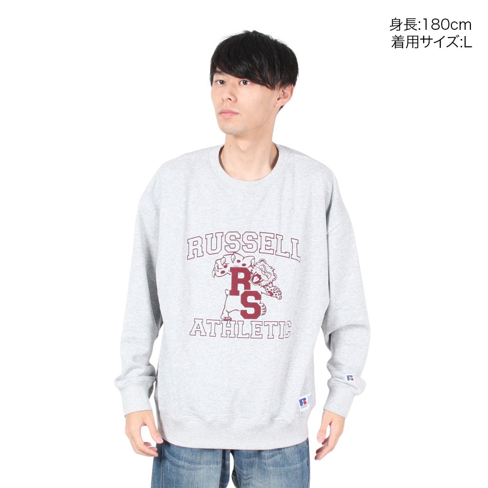 【2024】三越のお歳暮・冬ギフト ラッセル（RUSSELL）（メンズ）カレッジベア スウェット ワイド トップス