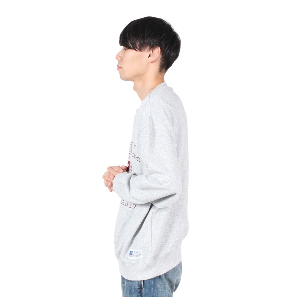 ラッセル（RUSSELL）（メンズ）カレッジベア スウェット ワイド RBM24F0014 MGRY
