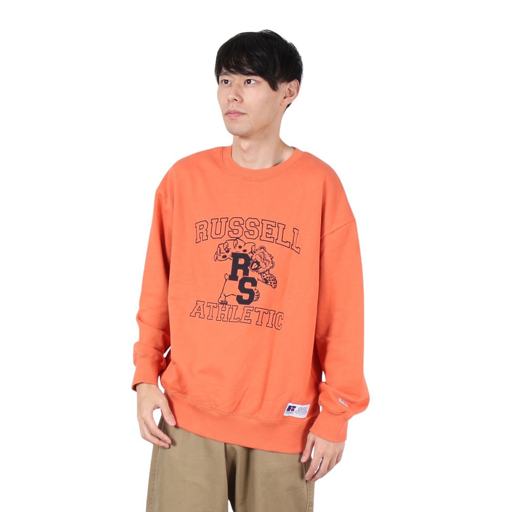 ラッセル（RUSSELL）（メンズ）カレッジベア スウェット ワイド