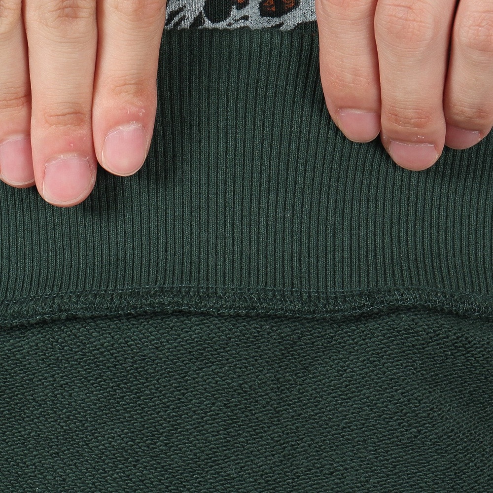 ラッセル（RUSSELL）（メンズ）HighCotton カスレプリント スウェットシャツ RBM24F0004 GRN