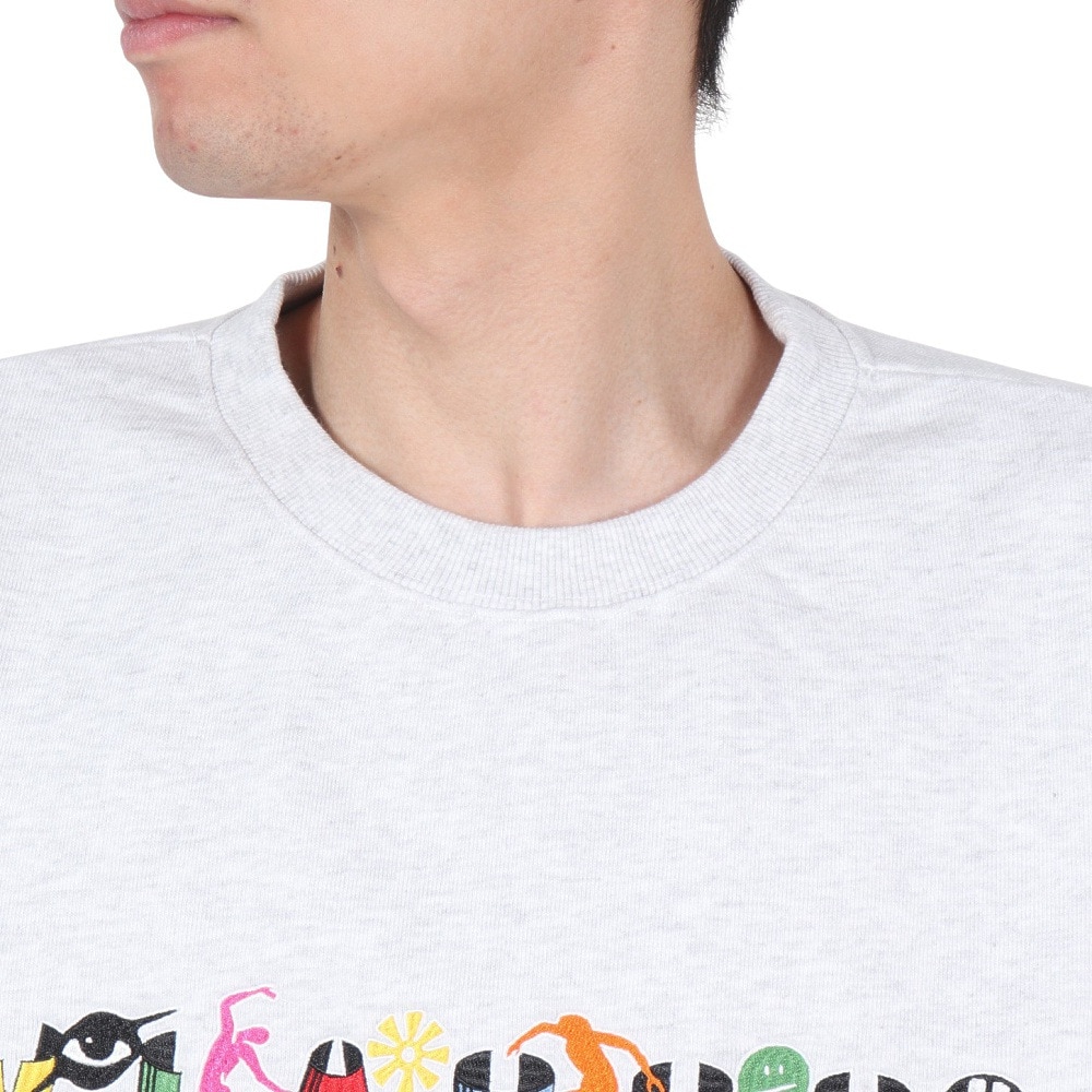 エクストララージ（XLARGE）（メンズ）ODD MOTIFS クルーネック スウェットシャツ 101244012002-ASH