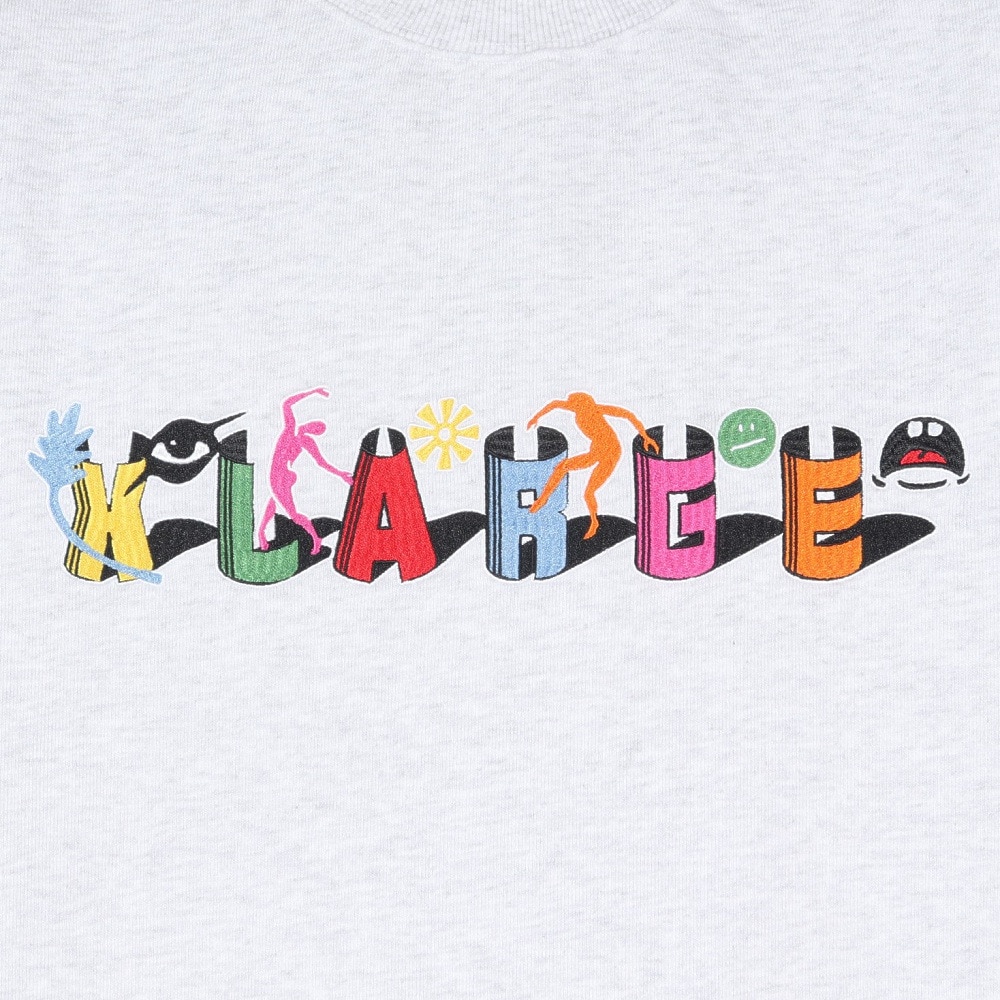 エクストララージ（XLARGE）（メンズ）ODD MOTIFS クルーネック スウェットシャツ 101244012002-ASH