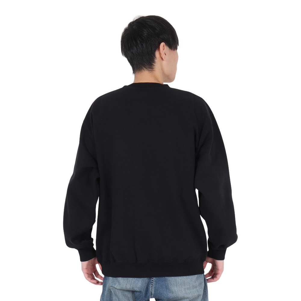 エクストララージ（XLARGE）（メンズ）スタンダード ロゴ クルーネック スウェットシャツ 101244012010-BLACK