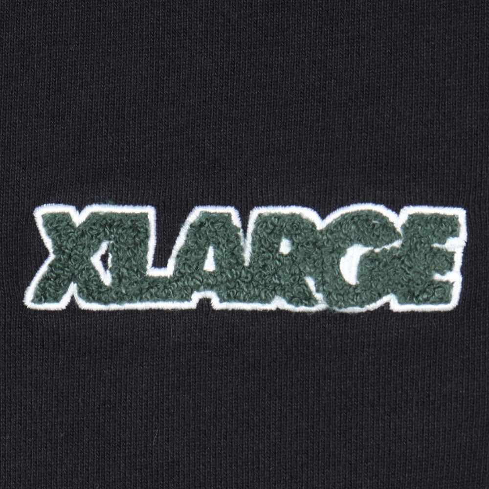 エクストララージ（XLARGE）（メンズ）スタンダード ロゴ クルーネック スウェットシャツ 101244012010-BLACK