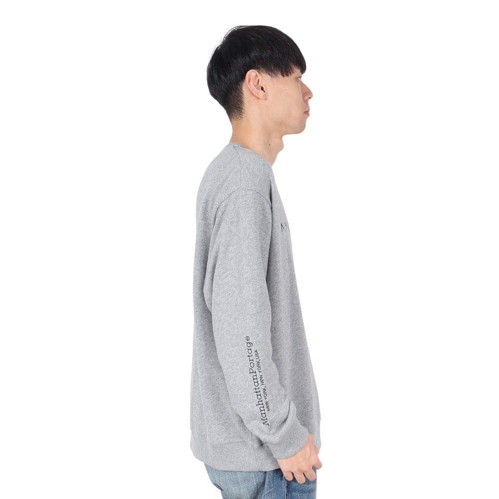 マンハッタンポーテージ（ManhattanPortage）（メンズ）スウェットシャツ トレーナー 24FW-MP-M598 GRAY