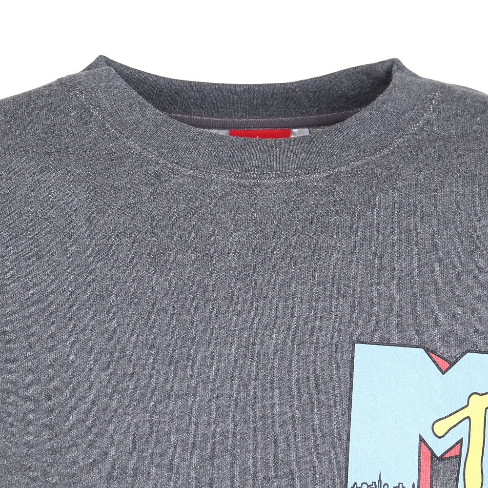 マンハッタンポーテージ（ManhattanPortage）（メンズ）プリントトレーナー スウェット MTV 25SS-MP-M620 CHARCOAL