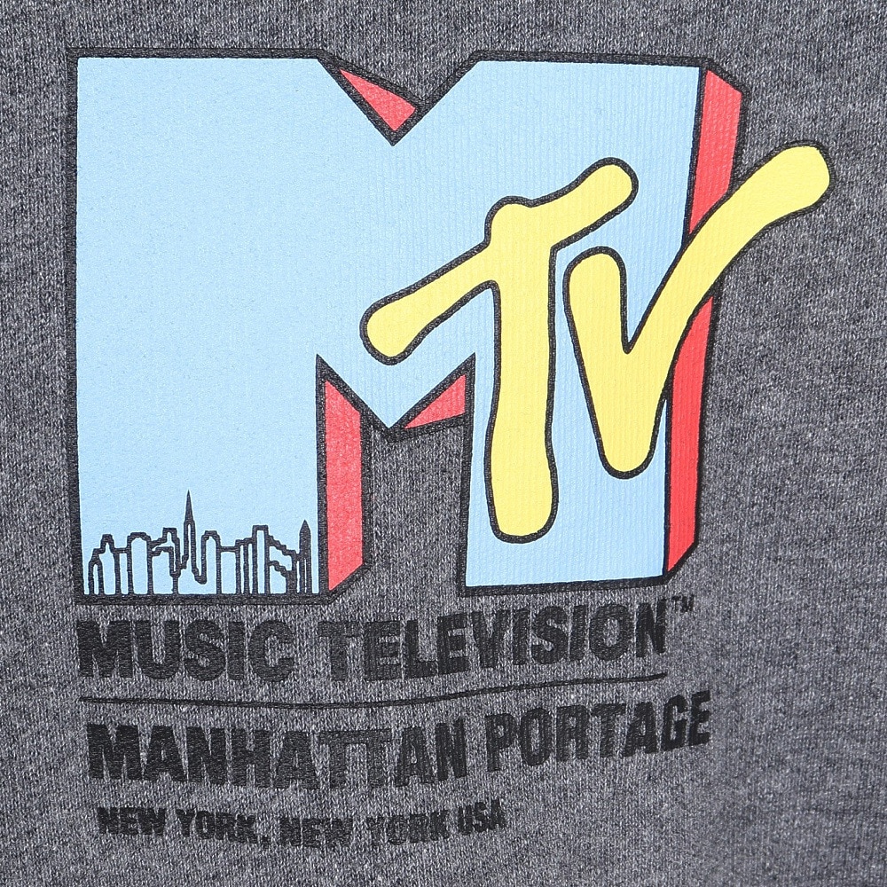 マンハッタンポーテージ（ManhattanPortage）（メンズ）プリントトレーナー スウェット MTV 25SS-MP-M620 CHARCOAL