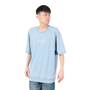 (メンズ)GUESS JEANS Cn Os Ss Emb ロゴ 刺繍スウェットシャツ M5GQ20KCTJ1 IDWS