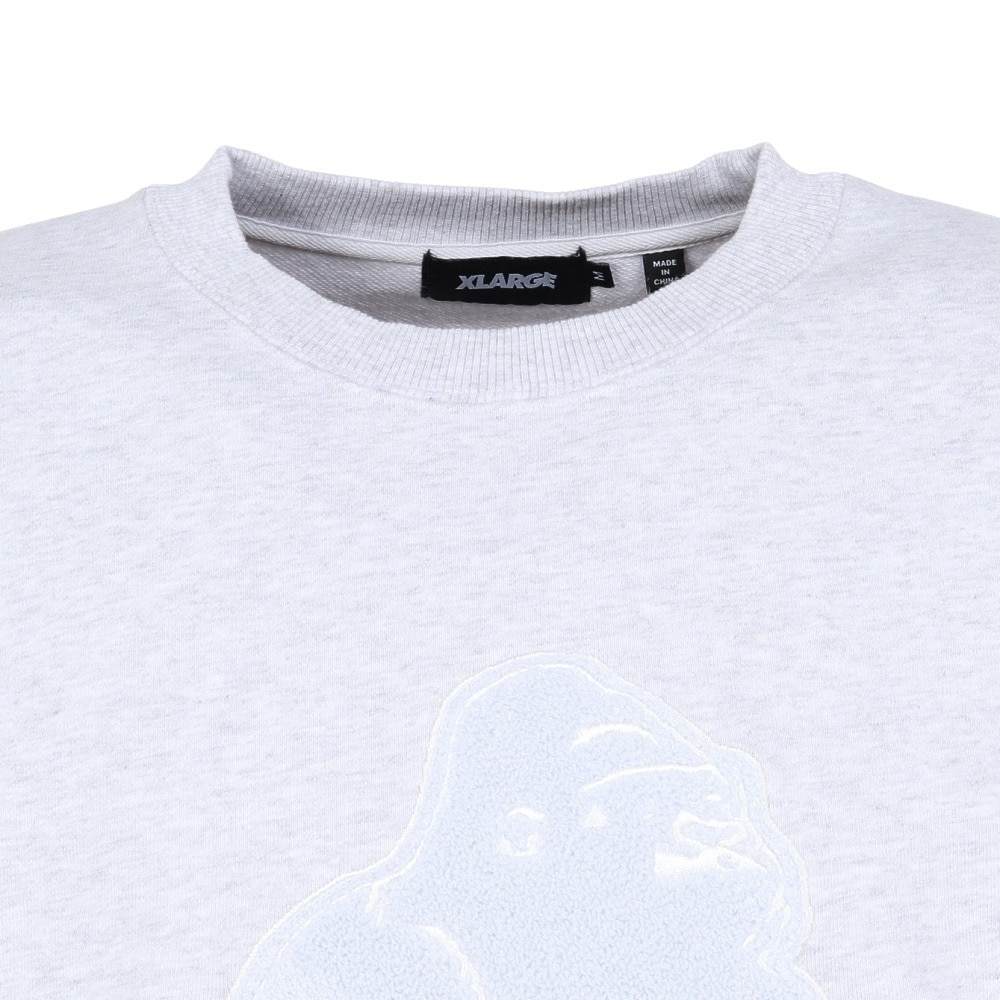 エクストララージ（XLARGE）（メンズ）OLD OG クルーネック スウェットシャツ 101253012002-ASH