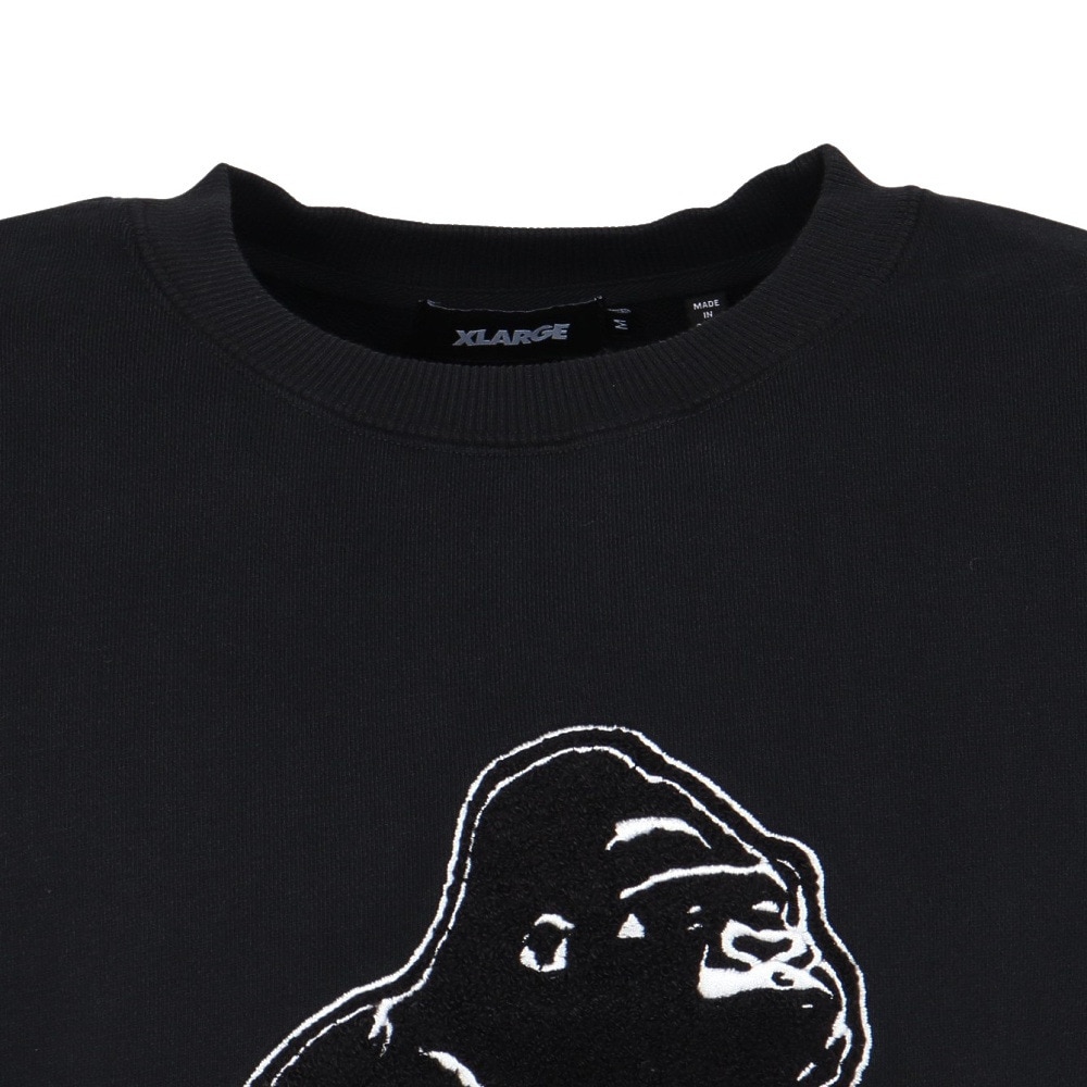 エクストララージ（XLARGE）（メンズ）OLD OG クルーネック スウェットシャツ 101253012002-BLACK