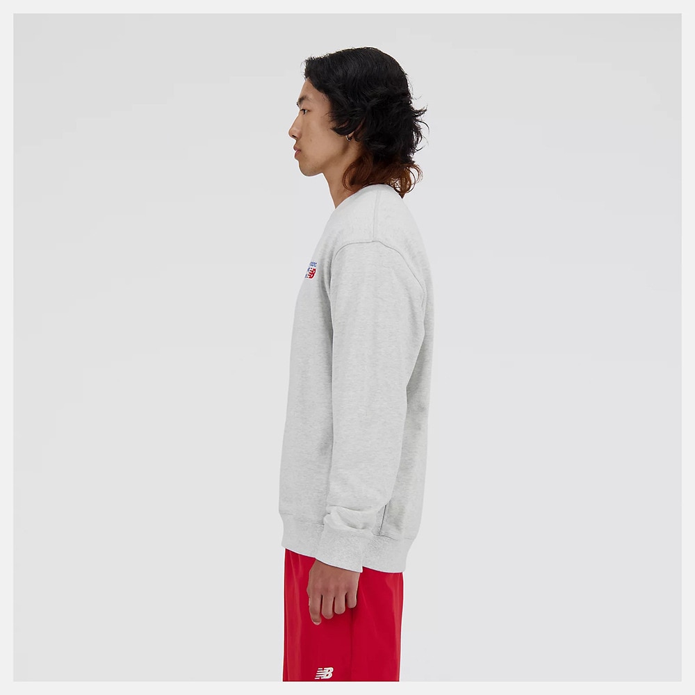 ニューバランス（new balance）（メンズ）アスレチックス プレミアムロゴスウェットクルーネックシャツ MT41547AHH