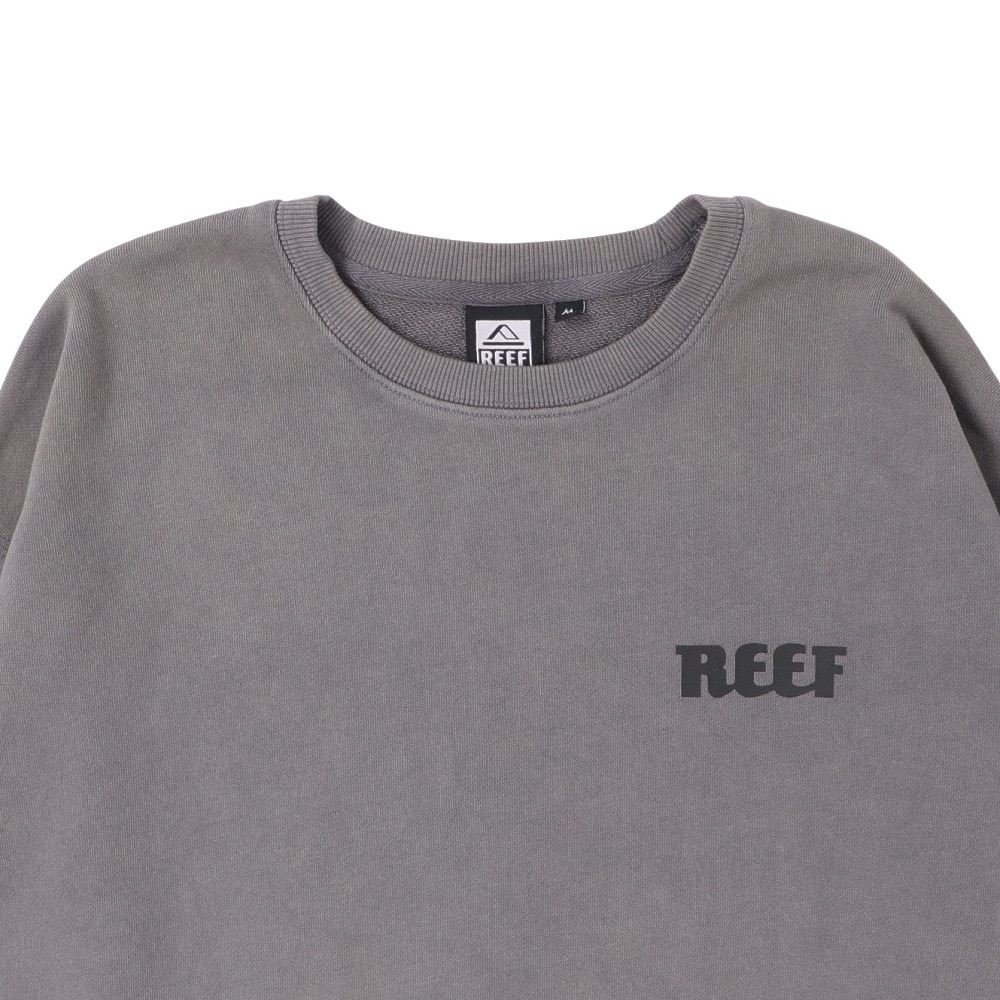 リーフ（REEF）（メンズ）ヘリテージ ウォッシュド クルーネック スウェット RFSWM2520-GRG