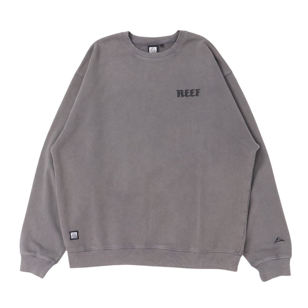 リーフ（REEF）（メンズ）ヘリテージ ウォッシュド クルーネック スウェット RFSWM2520-GRG