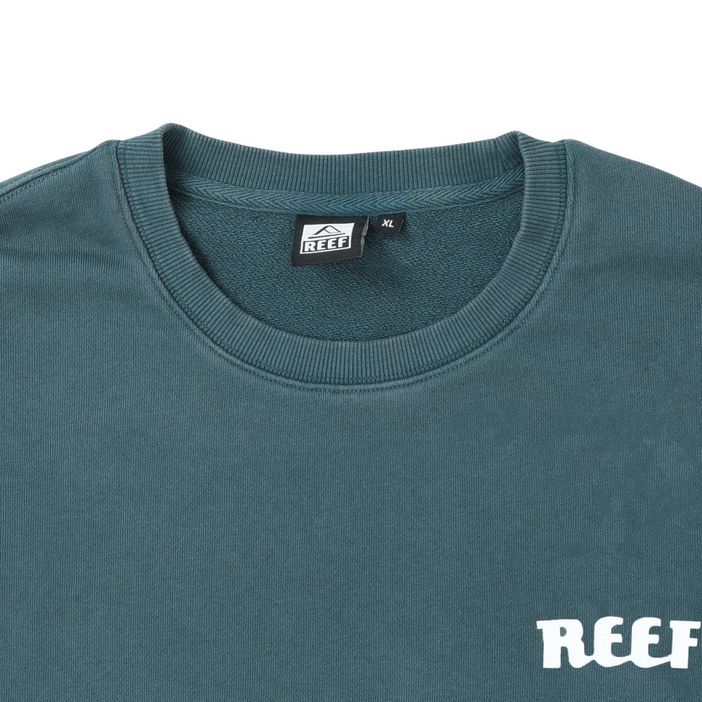 リーフ（REEF）（メンズ）ヘリテージ ウォッシュド クルーネック スウェット RFSWM2520-NVY