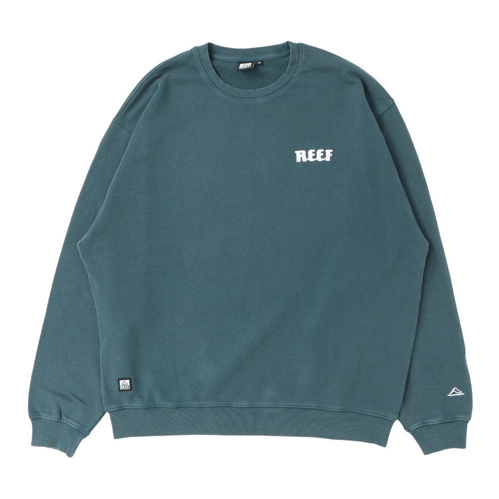 リーフ（REEF）（メンズ）ヘリテージ ウォッシュド クルーネック スウェット RFSWM2520-NVY
