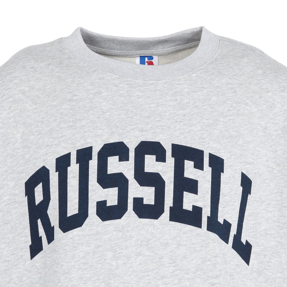 ラッセル（RUSSELL）（メンズ）C100 アーチロゴ クルーネック