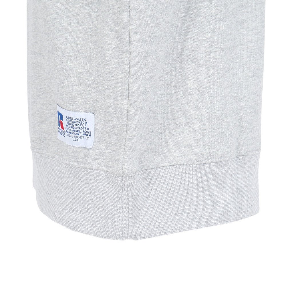 ラッセル（RUSSELL）（メンズ）C100 アーチロゴ クルーネック スウェットシャツ RBM25F0007 MGRY
