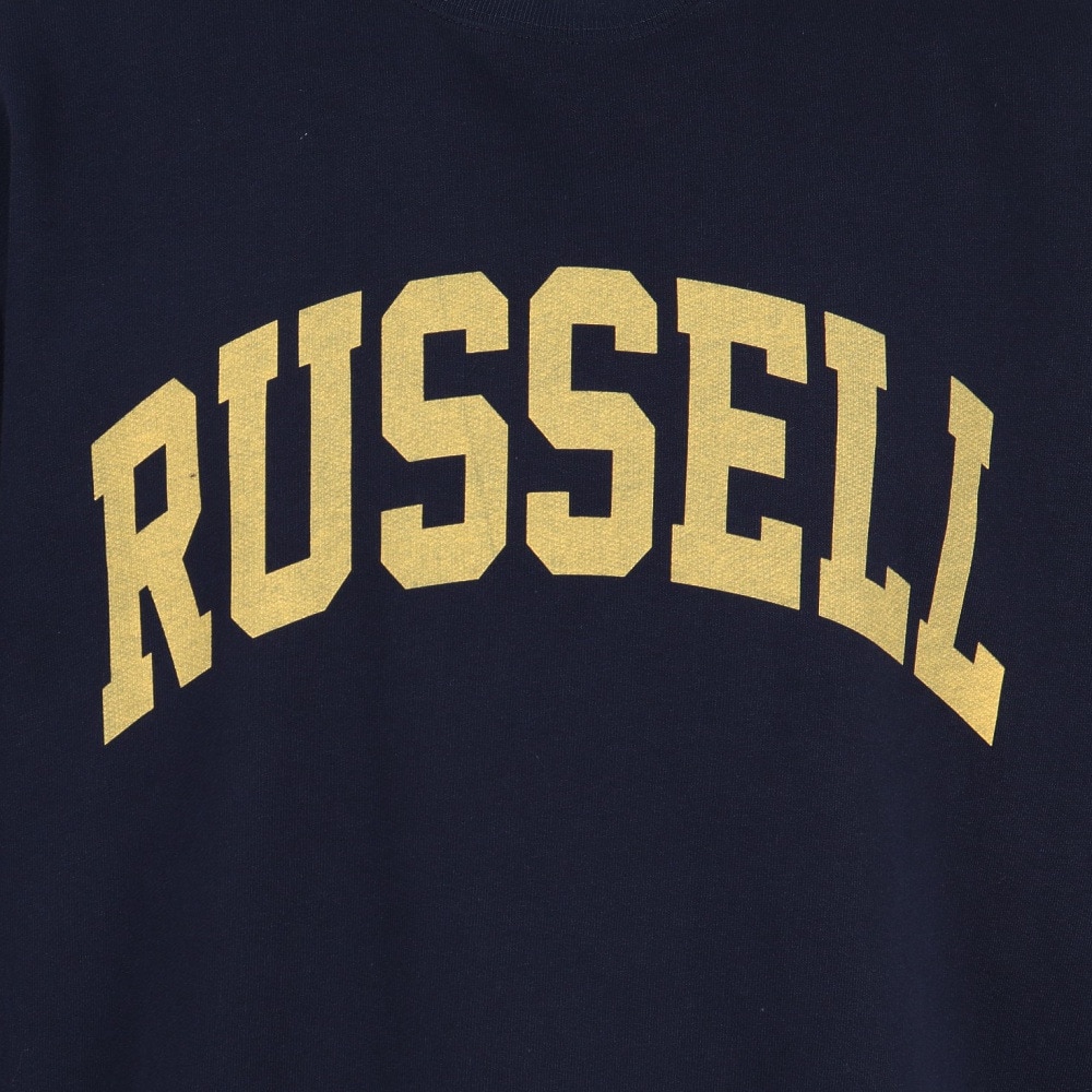 ラッセル（RUSSELL）（メンズ）C100 アーチロゴ クルーネック スウェットシャツ RBM25F0007 NVY
