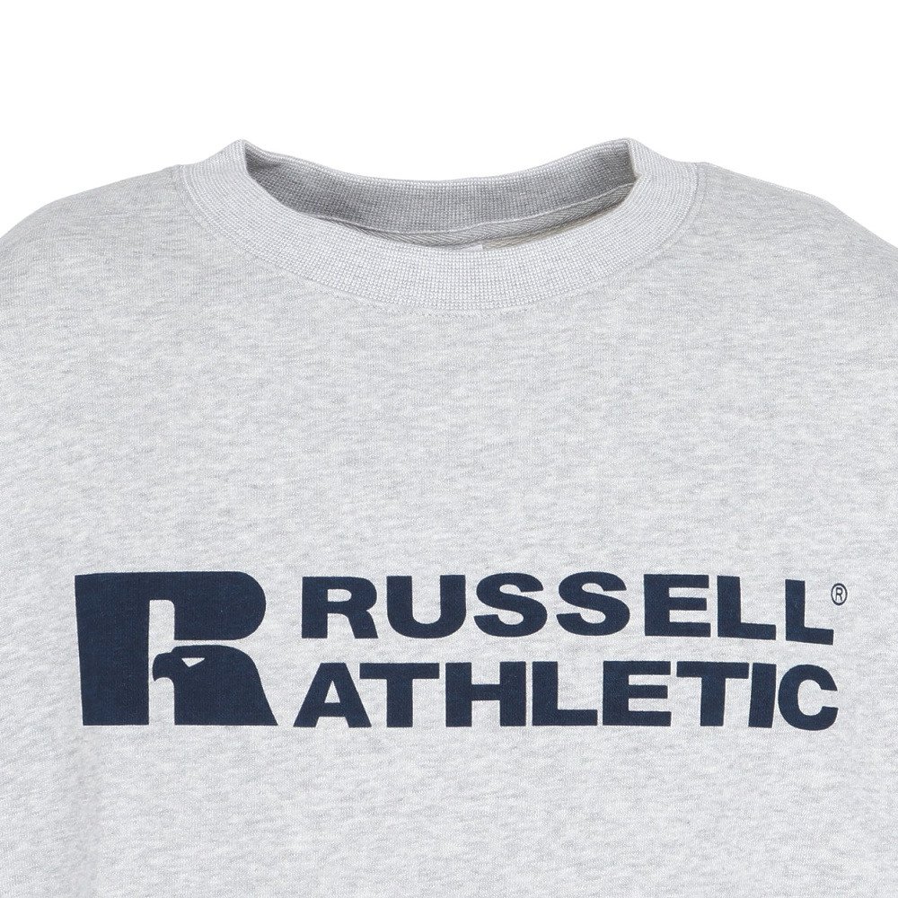 ラッセル（RUSSELL）（メンズ）C100 ブランドロゴ クルーネック