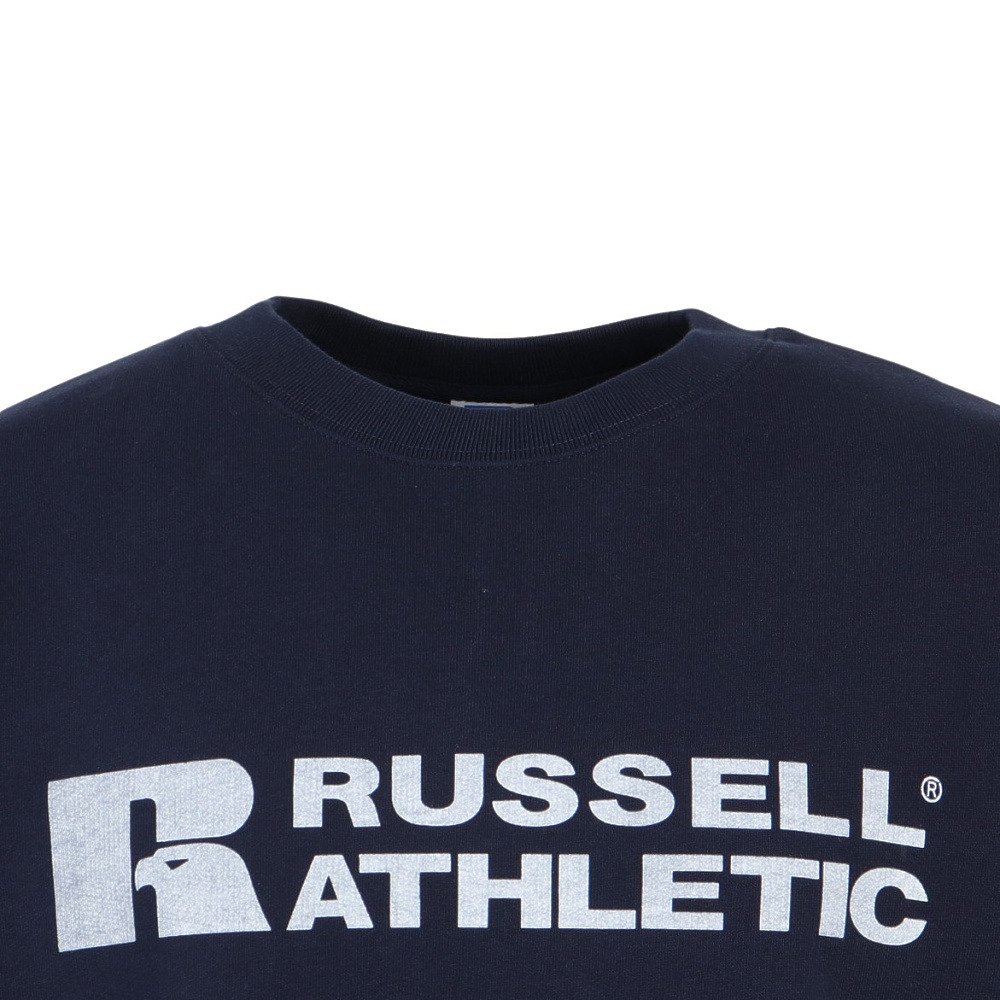 ラッセル（RUSSELL）（メンズ）C100 ブランドロゴ クルーネック