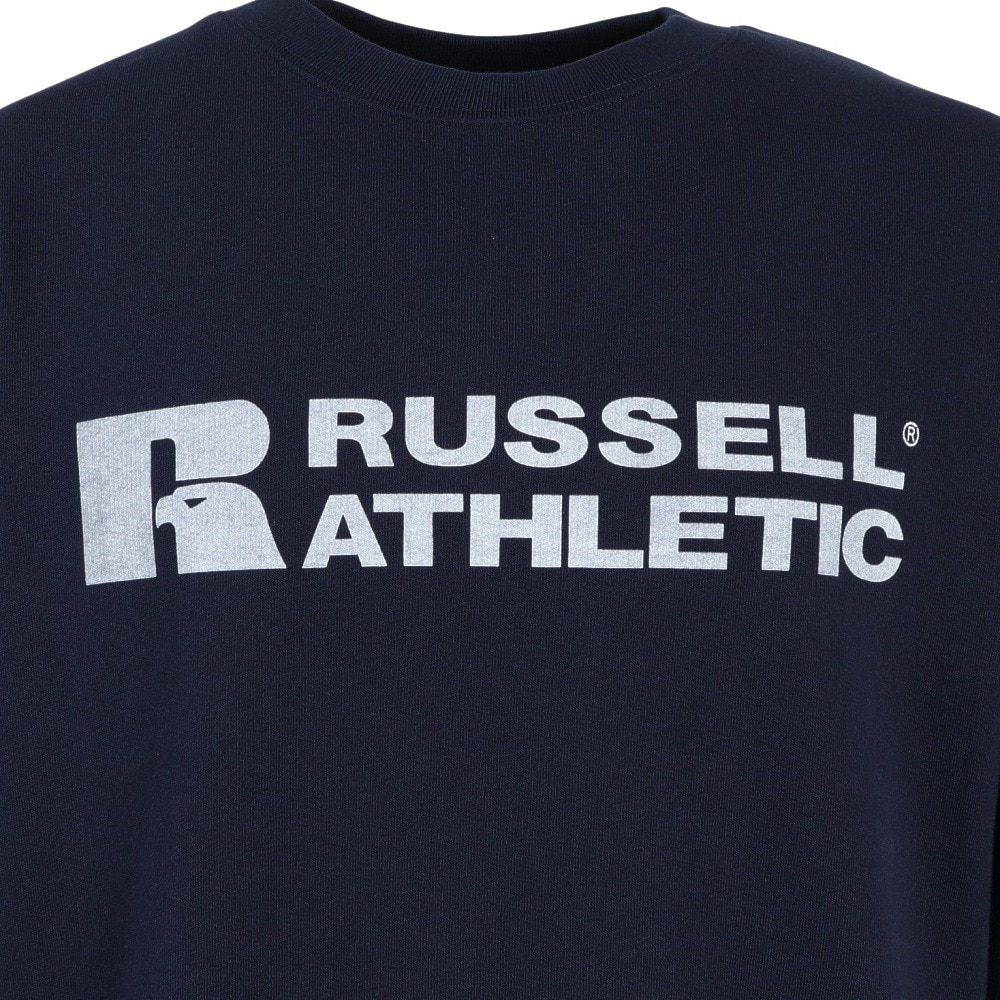 【定価30,800円】 新品 ラッセルノ クルーネックスウェット　黒 定価30,800円】 新品 ラッセルノ クルーネックスウェット 黒