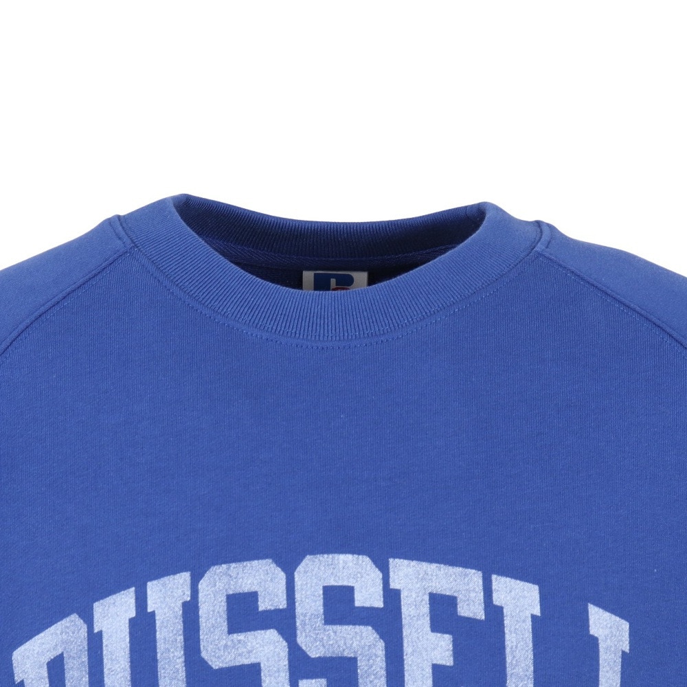 ラッセル（RUSSELL）（メンズ）C100 ラグラン ワイド スウェットシャツ RBM25F0011 BLU