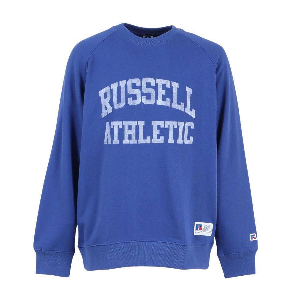ラッセル（RUSSELL）（メンズ）C100 ラグラン ワイド スウェットシャツ RBM25F0011 BLU