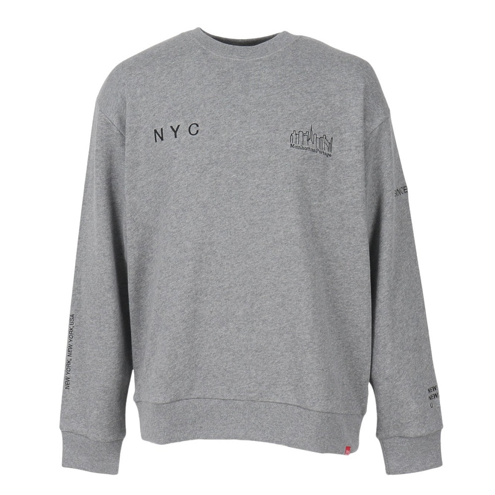 マンハッタンポーテージ（ManhattanPortage）（メンズ）スウェットトレーナー MP-M598 H.GRY