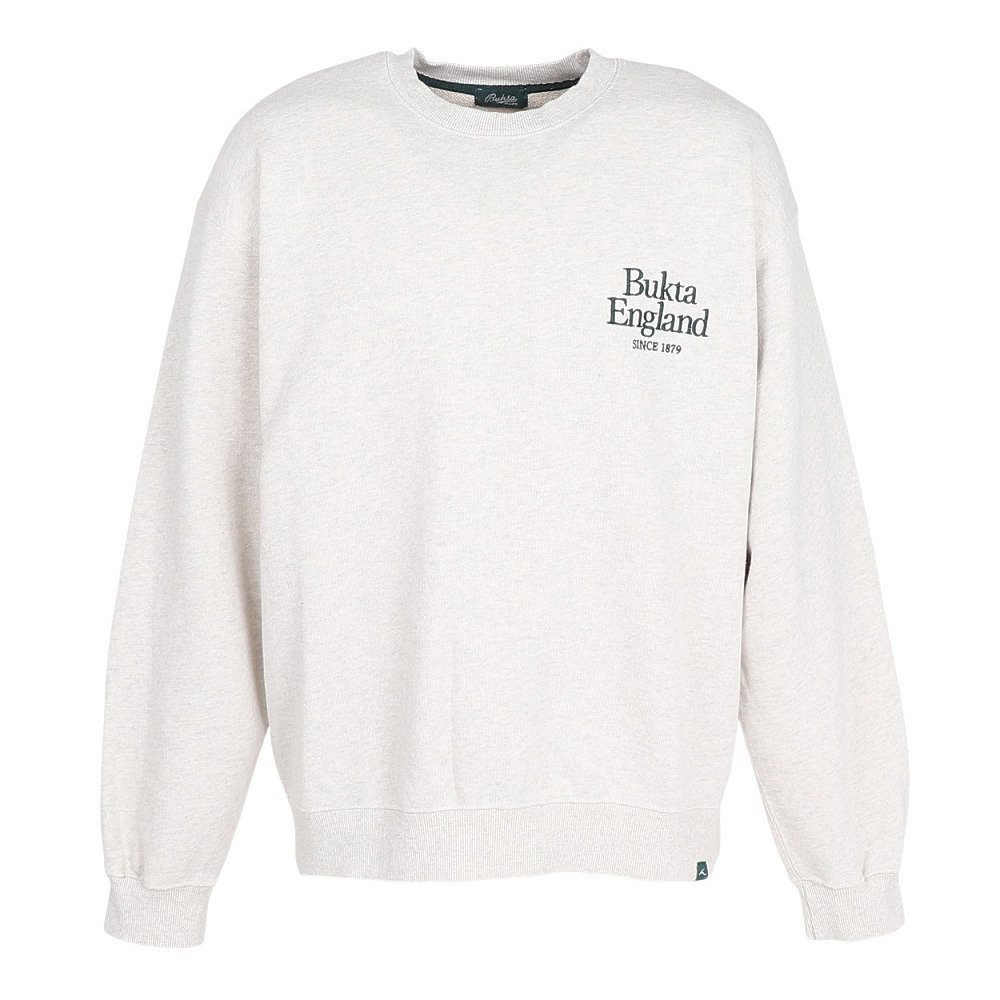 バクタ（BUKTA）（メンズ）ヘビー 刺繍クルーネックトレーナー