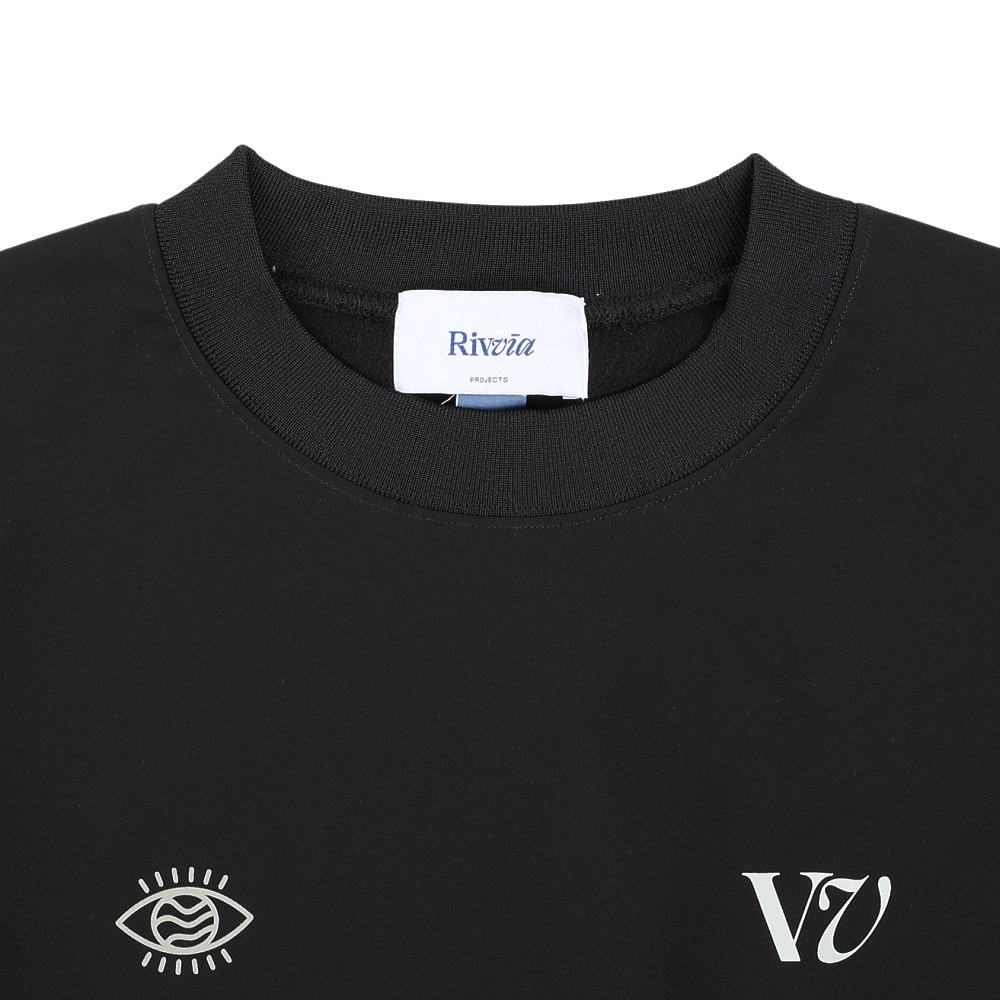 リヴィアプロジェクツ(Rivvia Projects)ゲーミング クルーネック フリース RVFW2501-BLK(Men’s) リヴィアプロジェクツ（Rivvia Projects）（メンズ）ゲーミング クルー