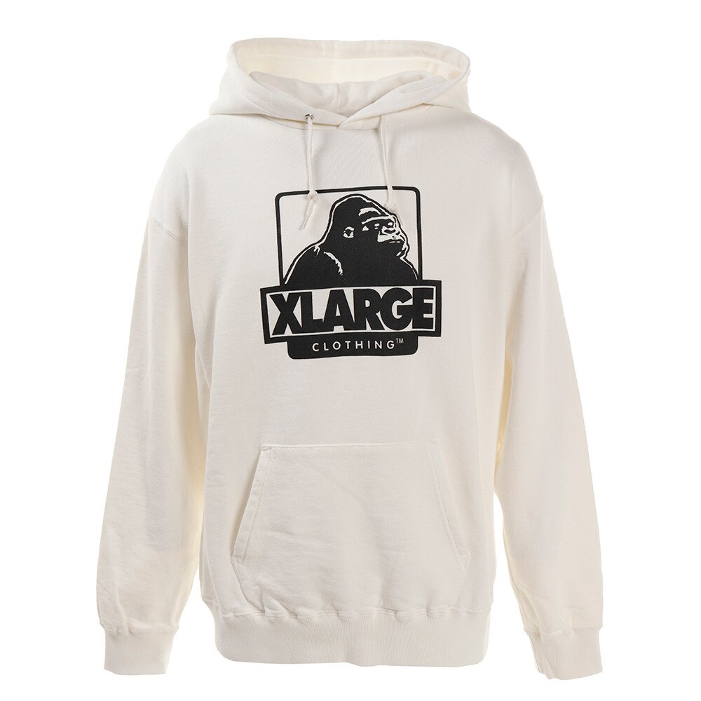 ＜スーパースポーツ ゼビオ＞ OG PULLOVER HOODED S パーカー 01193211-WHITE