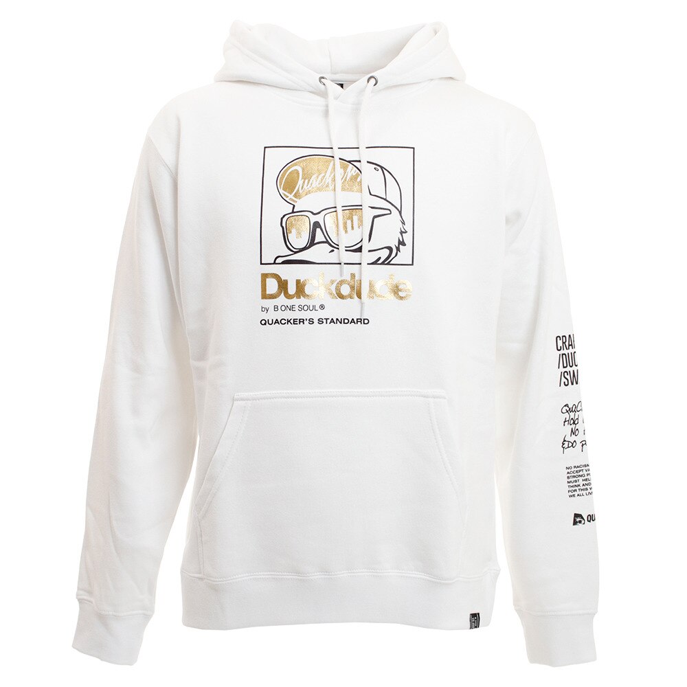  DUCK メタリックパーカー 9770010-WHT