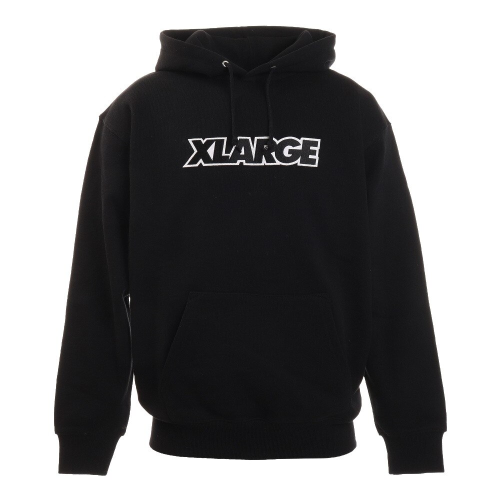  パーカー スタンダードロゴ パッチ フーディースウェット 101203012012 BLK