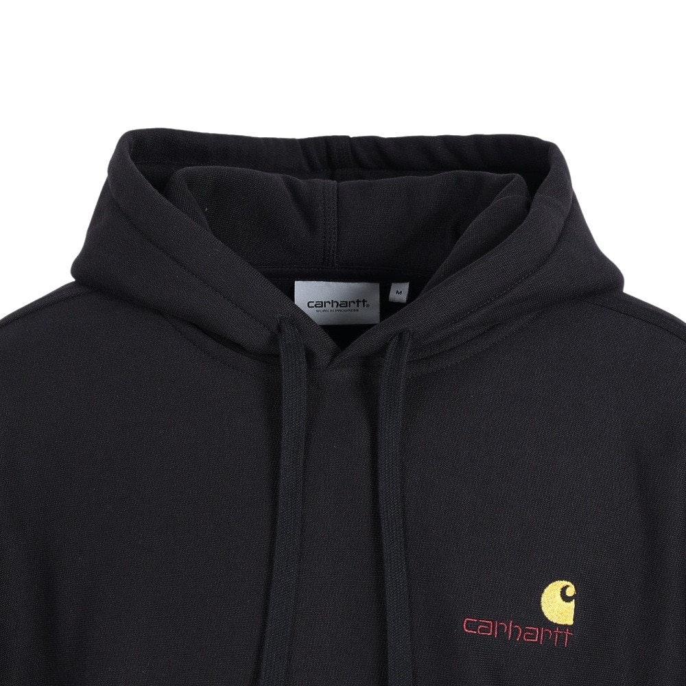 カーハート（CARHARTT）（メンズ）フーデッドアメリカンスクリプトスウェットシャツ I02827989XX21F
