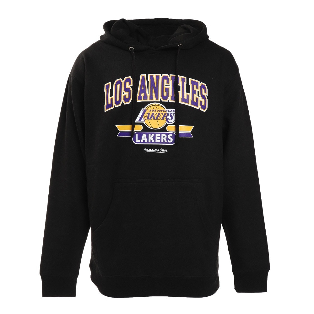 ミッチェルアンドネス（Mitchell&Ness）（メンズ）3Point Arc フーディ Los Angeles Lakers BA4CMC-LAL-K-DAB