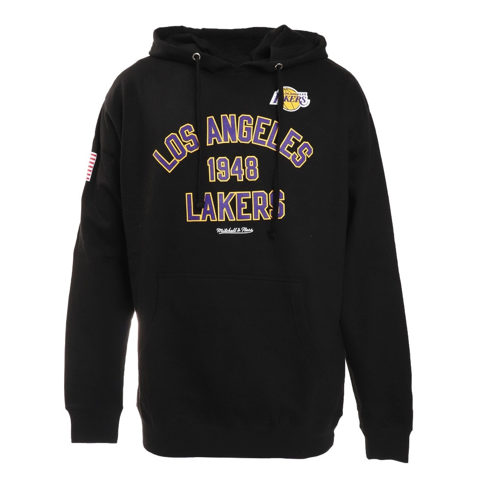 ミッチェルアンドネス（Mitchell&Ness）（メンズ）NBA Los Angeles Lakers フーディ BA4CMC-LAL-K-L6W
