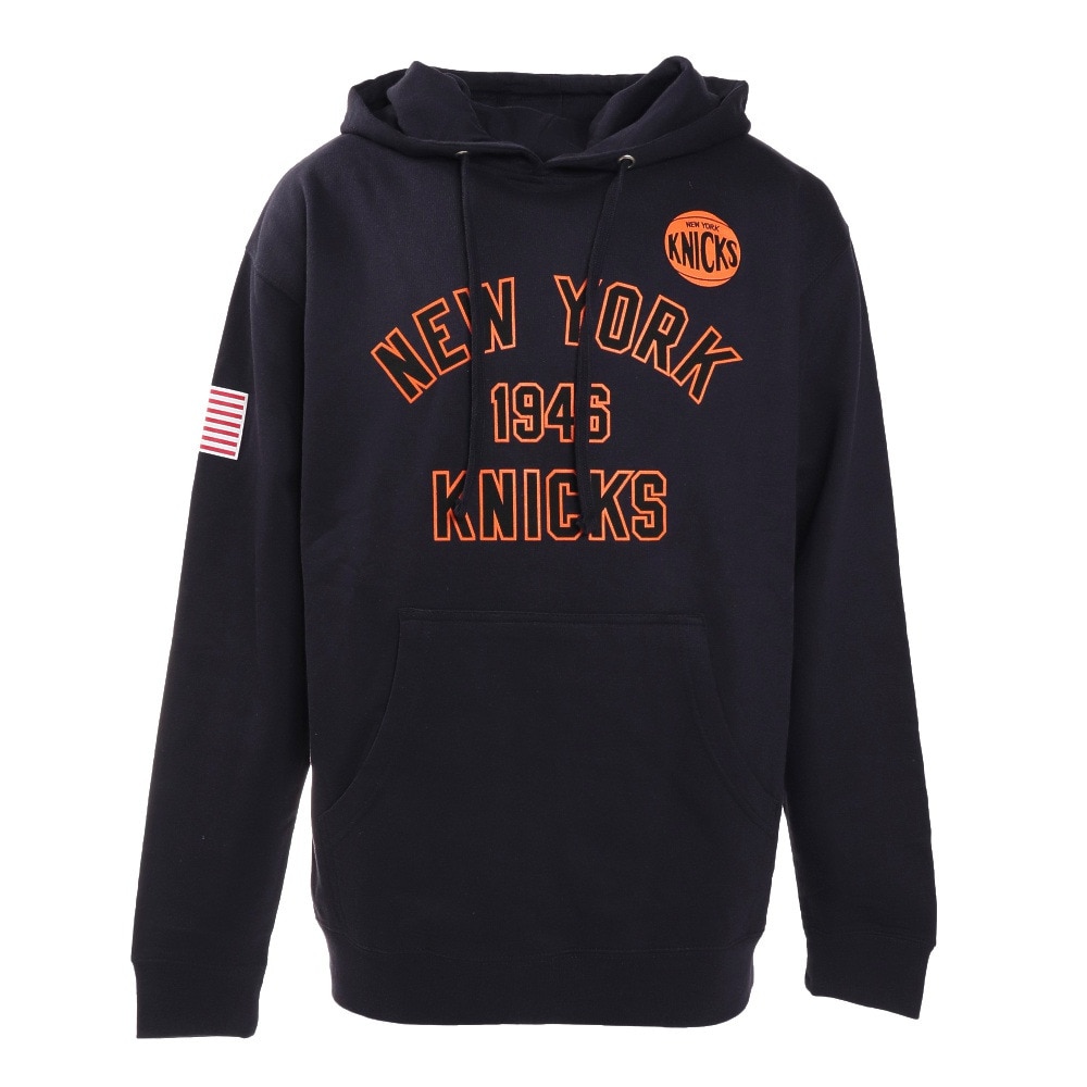 ミッチェルアンドネス（Mitchell&Ness）（メンズ）NBA New York Knicks フーディ BA4CMC-NYK-B-L70 ニューヨークニックス