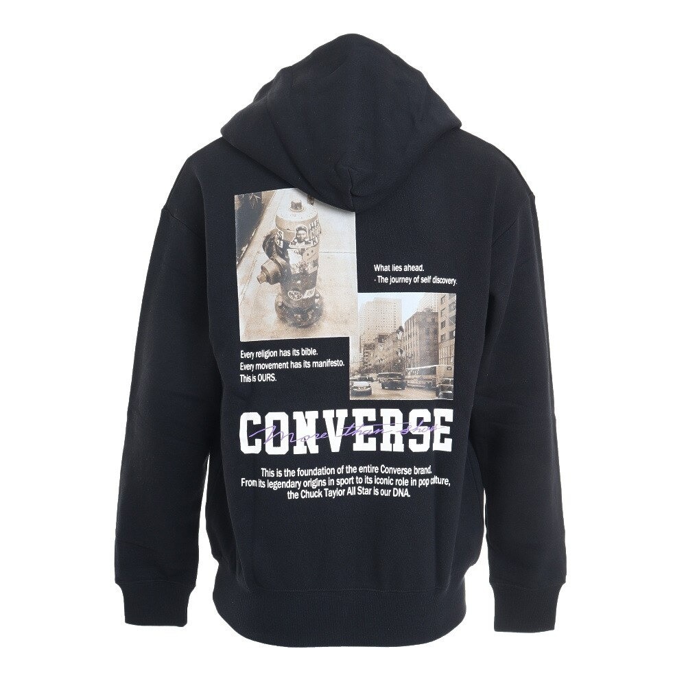 コンバース（CONVERSE）（メンズ）スウェットパーカー CA212281-1900