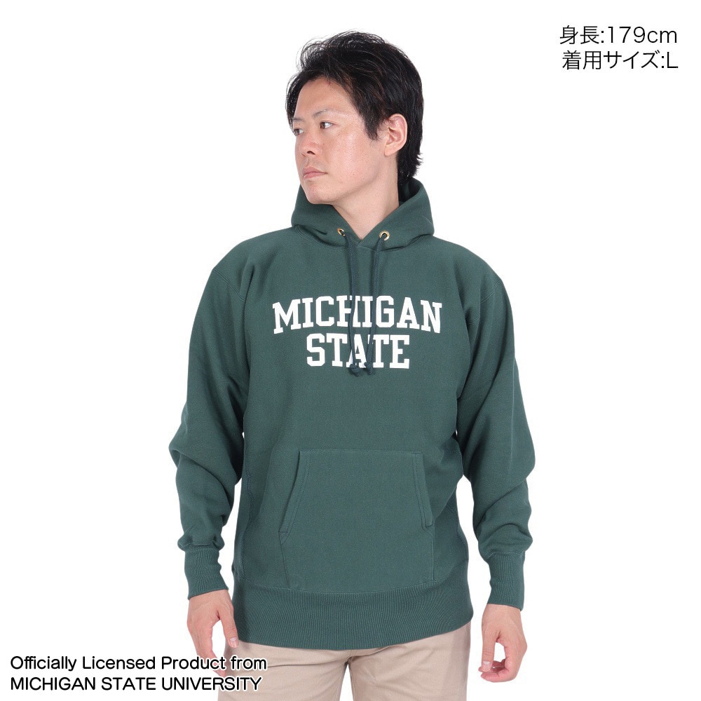 チャンピオン-ヘリテイジ（CHAMPION-HERITAGE）（メンズ）TA リバースウィーブ COLLEGE GR フーデッド スウェットシャツ C3-S122 542