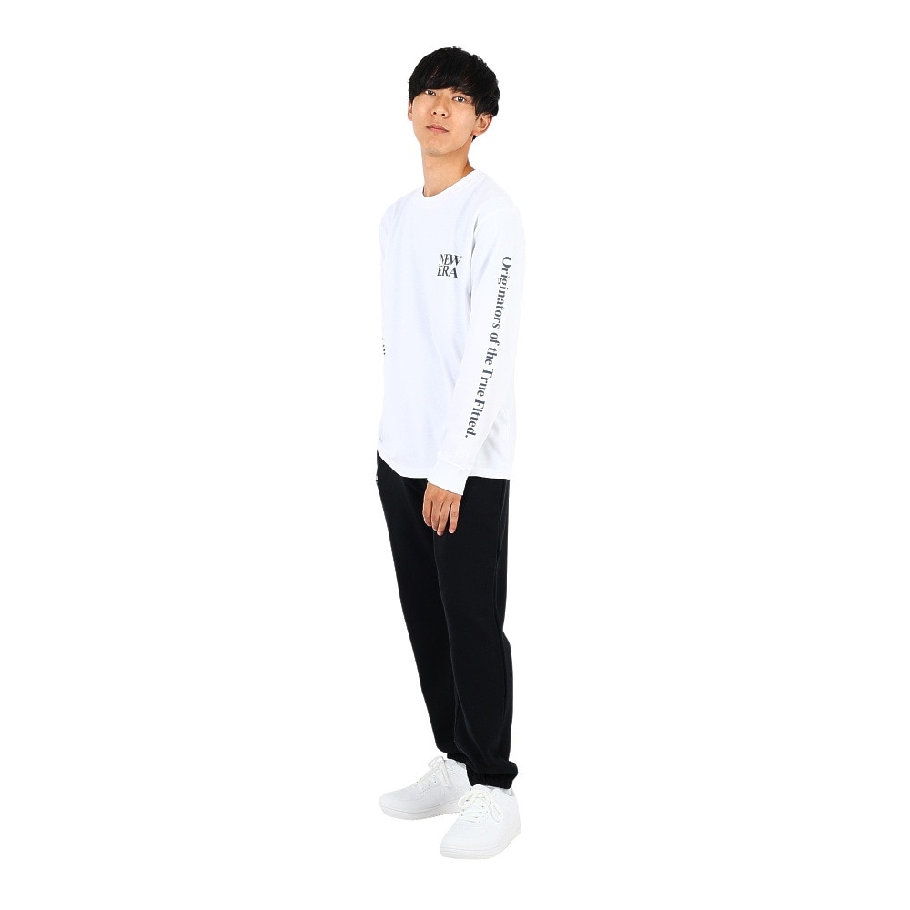 ニューエラ（NEW ERA）（メンズ、レディース）長袖コットンTシャツ Originators of the True Fitted 13755414