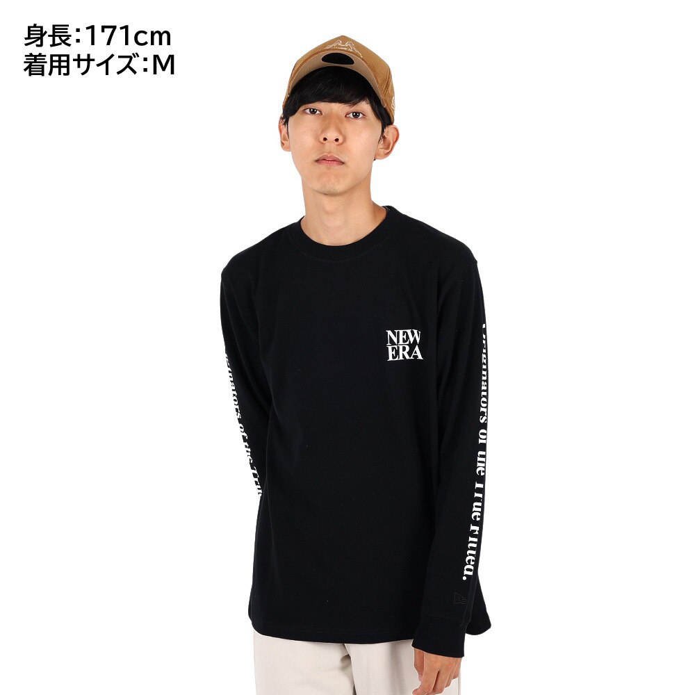 ニューエラ（NEW ERA）（メンズ、レディース）長袖コットンTシャツ Originators of the True Fitted 13755417