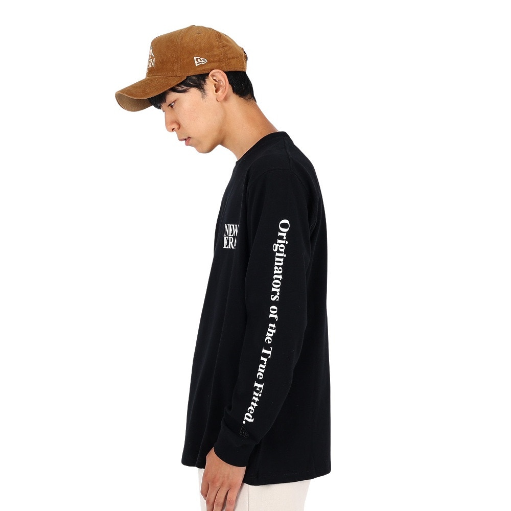 ニューエラ（NEW ERA）（メンズ、レディース）長袖コットンTシャツ Originators of the True Fitted 13755417