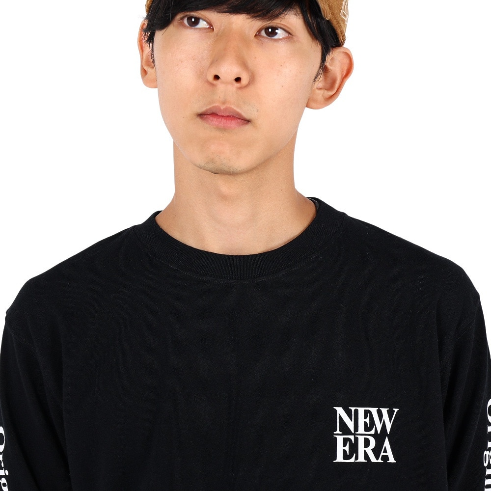 ニューエラ（NEW ERA）（メンズ、レディース）長袖コットンTシャツ Originators of the True Fitted 13755417