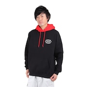 (メンズ)2TONE フーデッド パーカー SWEATSHIRT 101233012002-BLACK