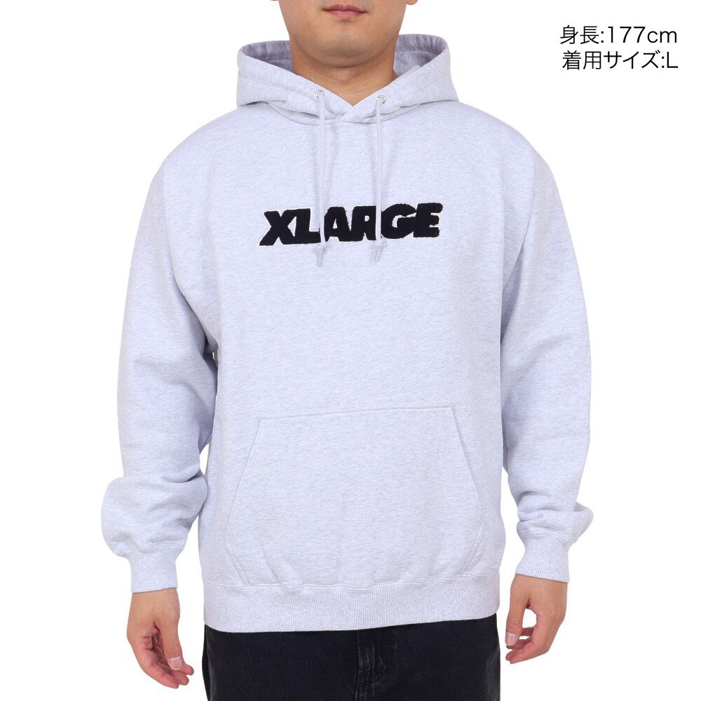 新品 XLARGE エクストララージ パーカー 長袖 メンズ ホワイト L