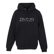 エクストララージ(メンズ)パーカー メンズ STANDARD ロゴ  スウェットシャツ 101233012007-BLACK