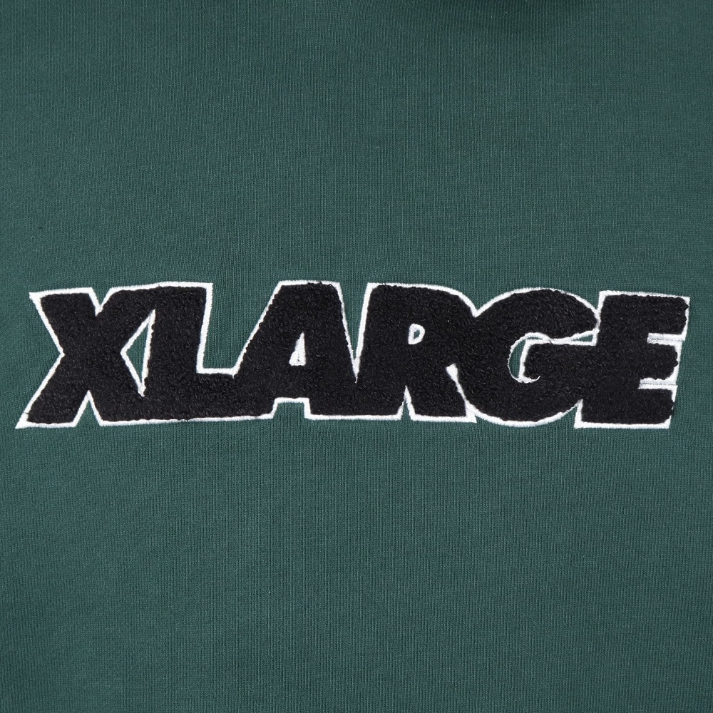エクストララージ（XLARGE）（メンズ）パーカー メンズ STANDARD ロゴ  スウェットシャツ 101233012007-GREEN