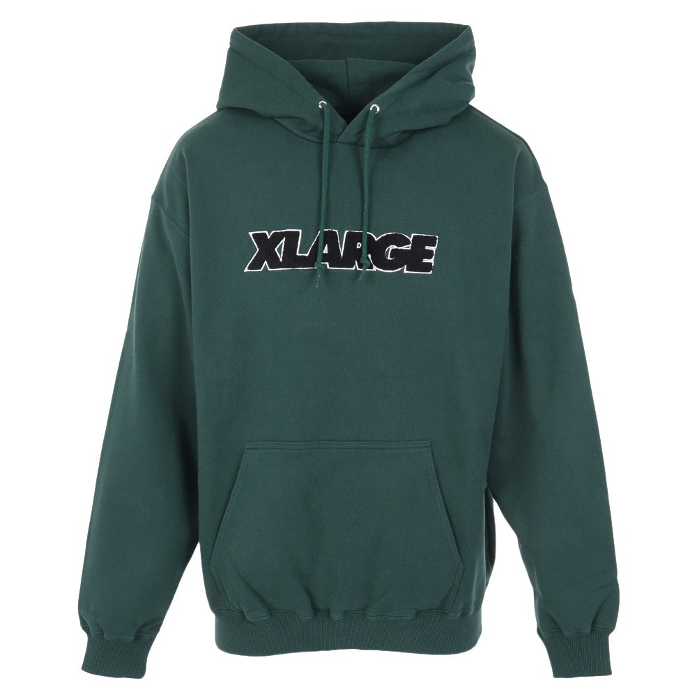 エクストララージ（XLARGE）（メンズ）パーカー メンズ STANDARD ロゴ  スウェットシャツ 101233012007-GREEN